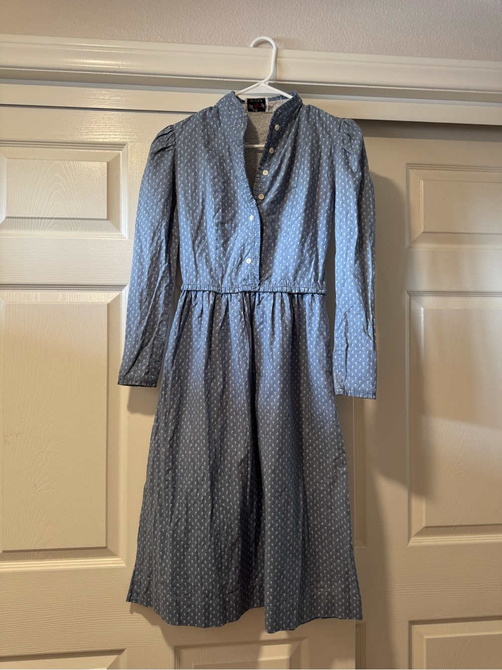 Vintage cottage core modest Long-Sleeve Dress